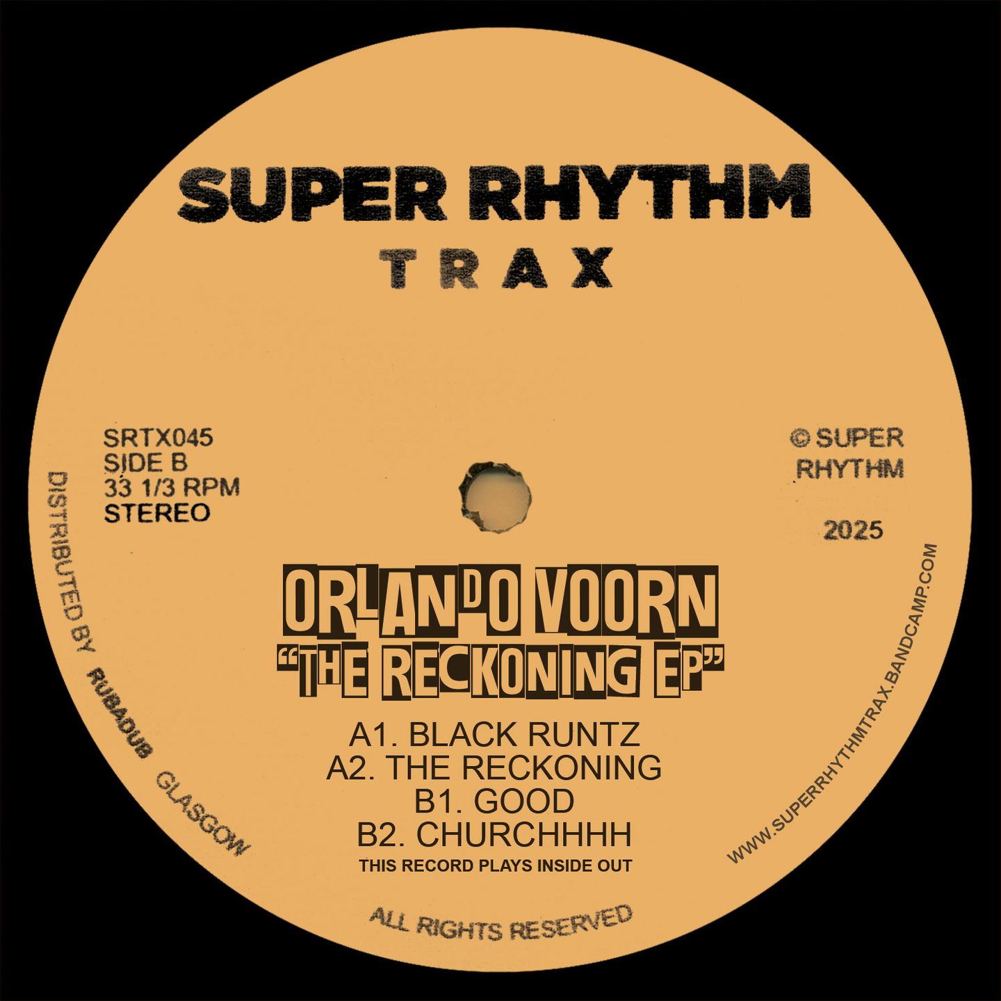 Orlando Voorn - The Reckoning EP | Super Rhythm Trax (SRTX045) - main Orlando Voorn - The Reckoning EP | Super Rhythm Trax (SRTX045) - main