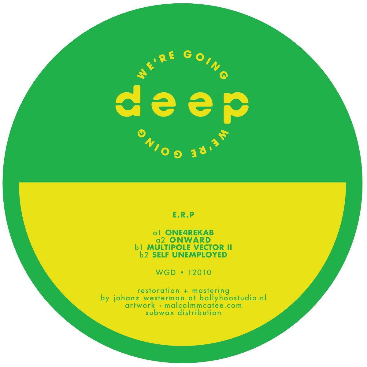 E.R.P. - WGD 12010 | We're Going Deep (WGD 12010) E.R.P. - WGD 12010 | We're Going Deep (WGD 12010)
