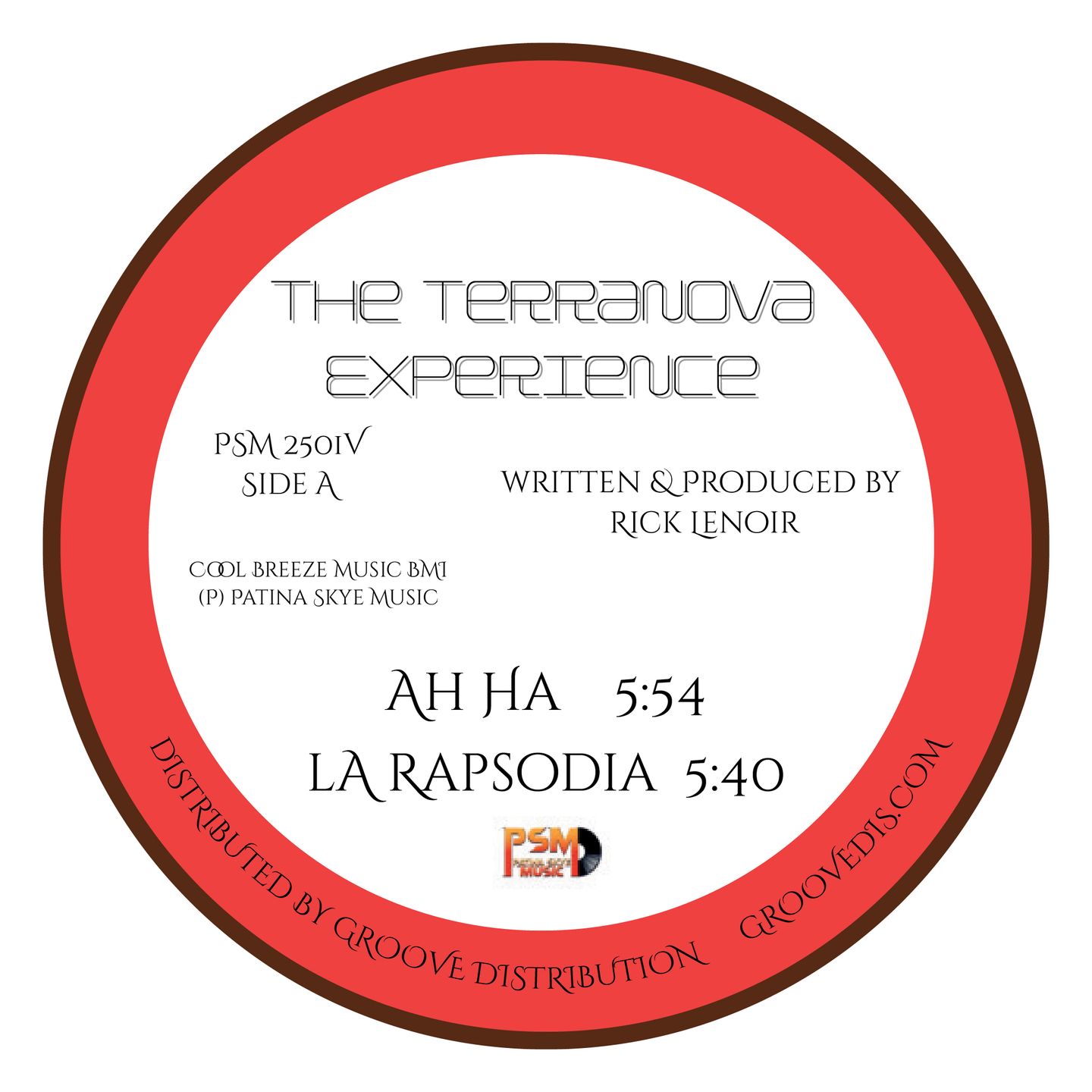 The Terranova Experience - La Rapsodia EP | Patina Skye Music (PSM 2501V) The Terranova Experience - La Rapsodia EP | Patina Skye Music (PSM 2501V)