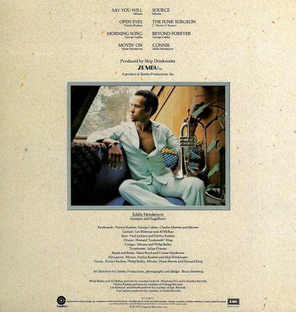 Eddie Henderson - Comin' Through | Capitol Records (ST 11671