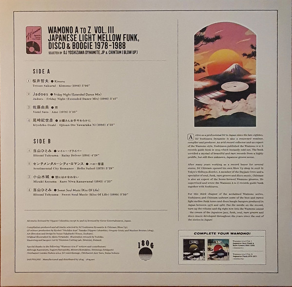 Wamono A To Z Vol. III (Japanese Light Mellow Funk, Disco & Boogie 1978​-​1988)