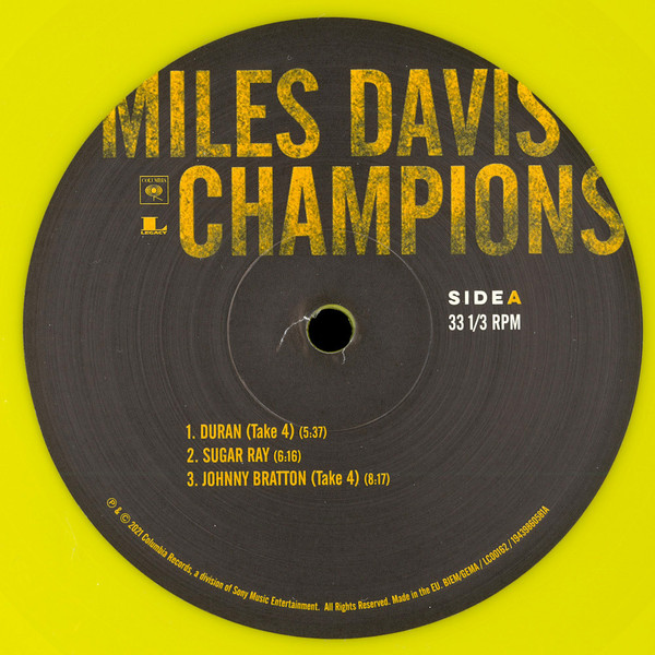 Miles Davis Champions (Rare Miles From The Complete Jack Johnson Sessions) Columbia