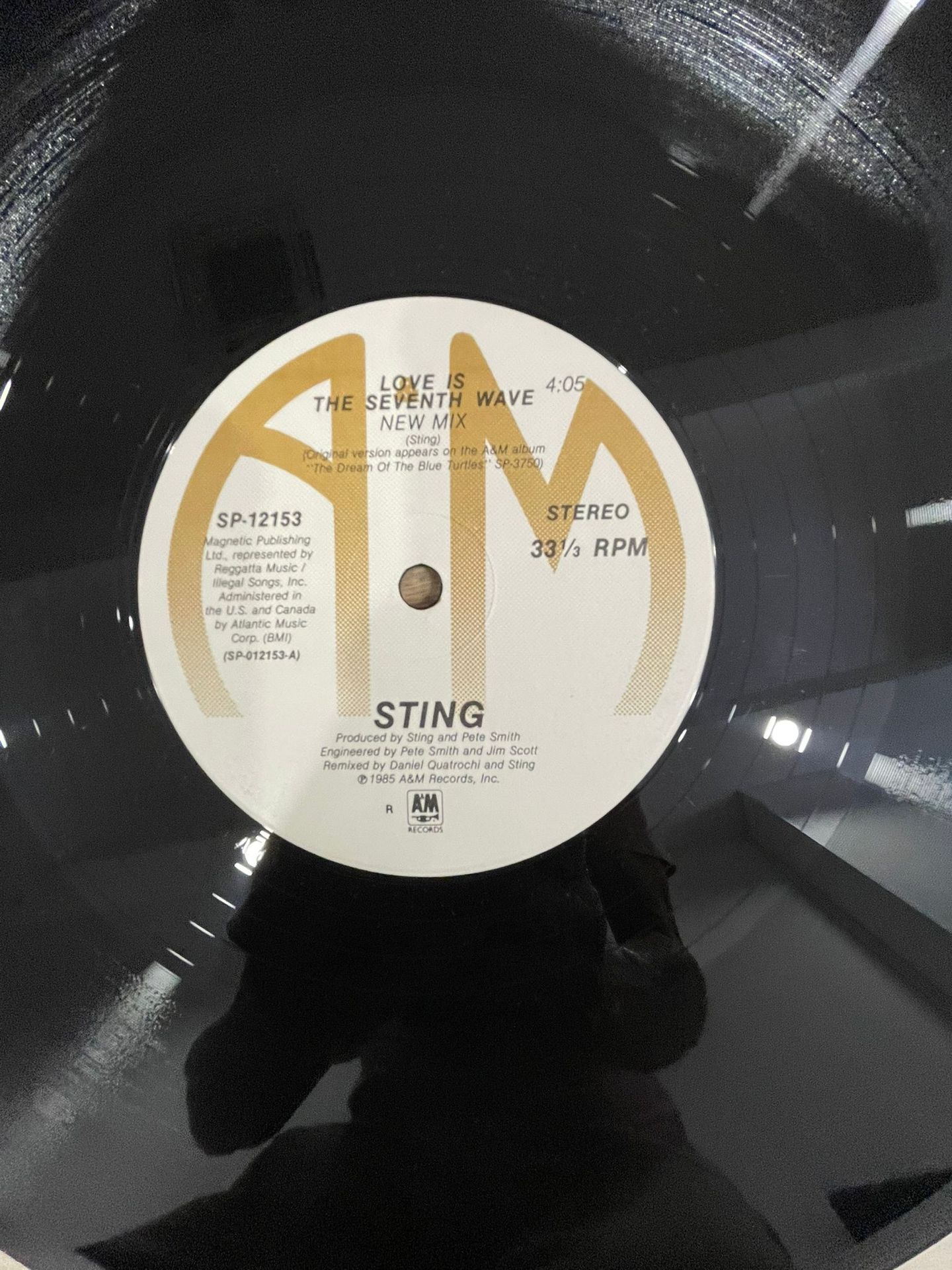 Sting - Love Is The Seventh Wave (New Mix) | A&M Records (SP-12153) - 5 Sting - Love Is The Seventh Wave (New Mix) | A&M Records (SP-12153) - 5