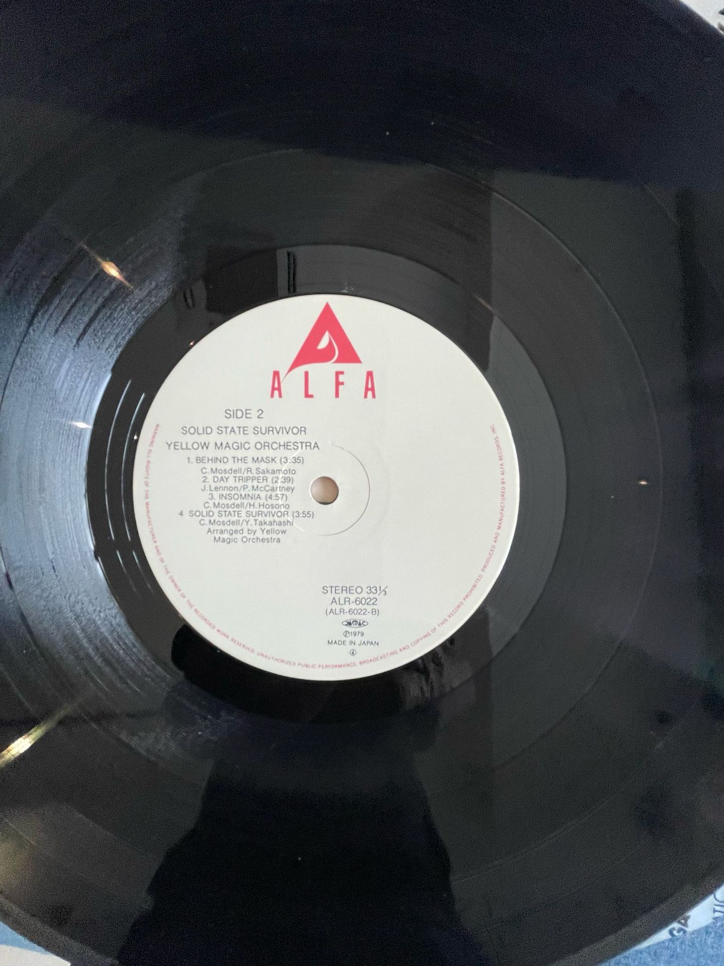 Yellow Magic Orchestra , Yellow Magic Orchestra - Solid State Survivor = ソリッド・ステイト・サヴァイヴァー | Alfa (ALR-6022) - 4 Yellow Magic Orchestra , Yellow Magic Orchestra - Solid State Survivor = ソリッド・ステイト・サヴァイヴァー | Alfa (ALR-6022) - 4