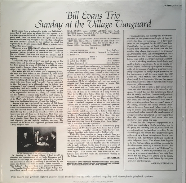 Sunday At The Village Vanguard