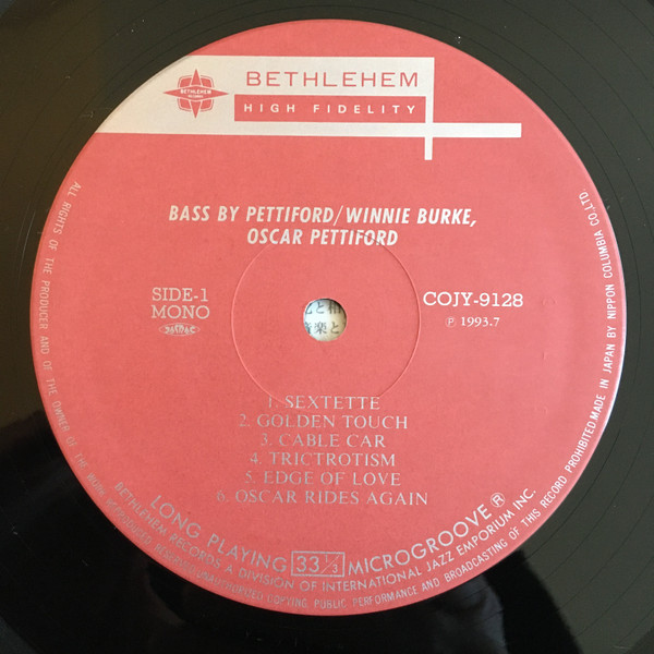 Bass By Pettiford/Burke
