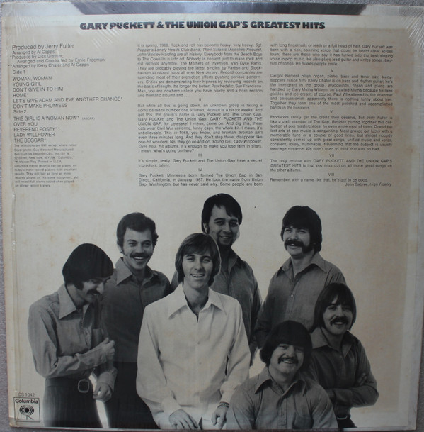 Gary Puckett & The Union Gap's Greatest Hits