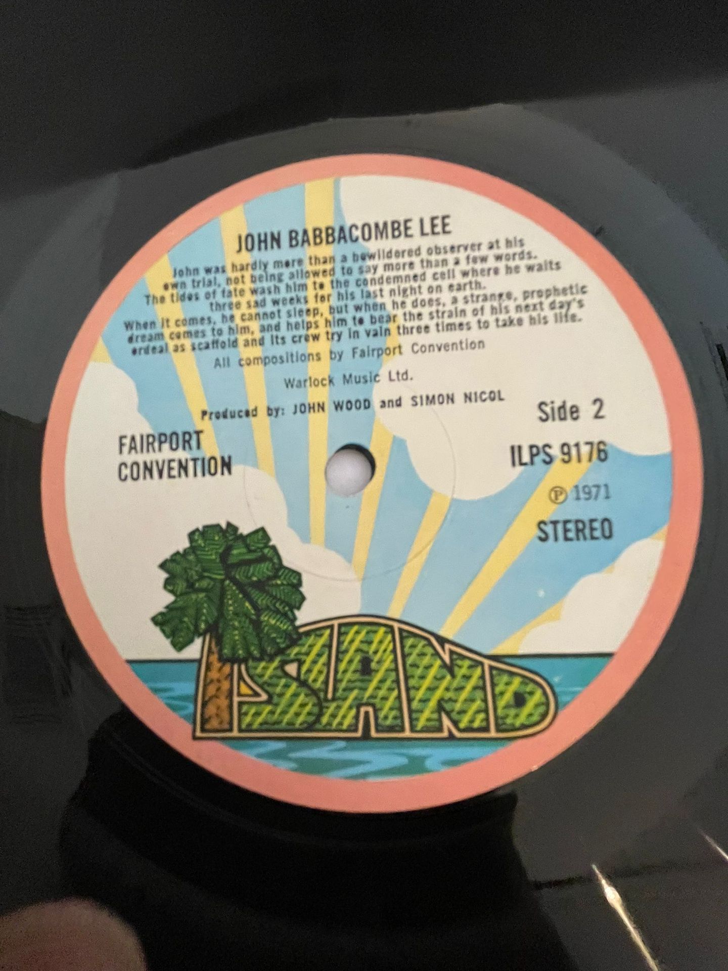 Fairport Convention - "Babbacombe" Lee | Island Records (ILPS 9176) - 5 Fairport Convention - "Babbacombe" Lee | Island Records (ILPS 9176) - 5