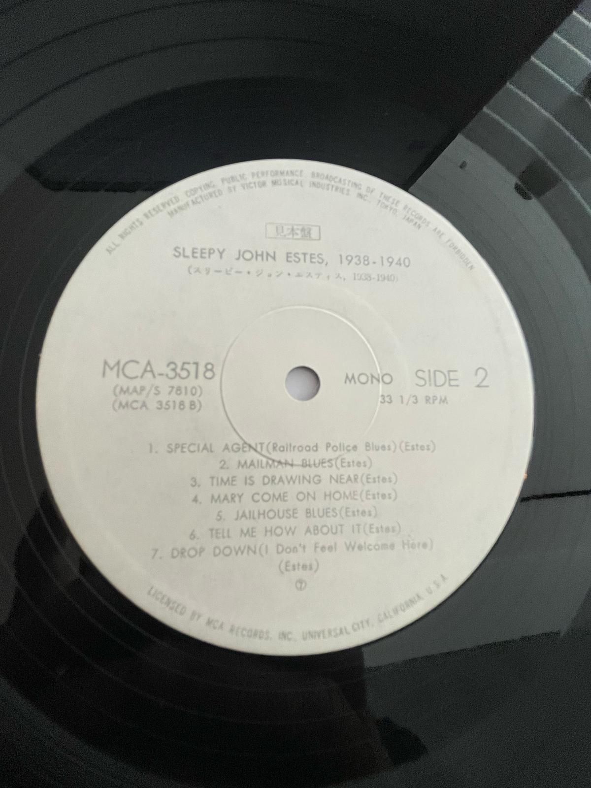 Sleepy John Estes - 1938-1940 | MCA Records (3518) - 3 Sleepy John Estes - 1938-1940 | MCA Records (3518) - 3