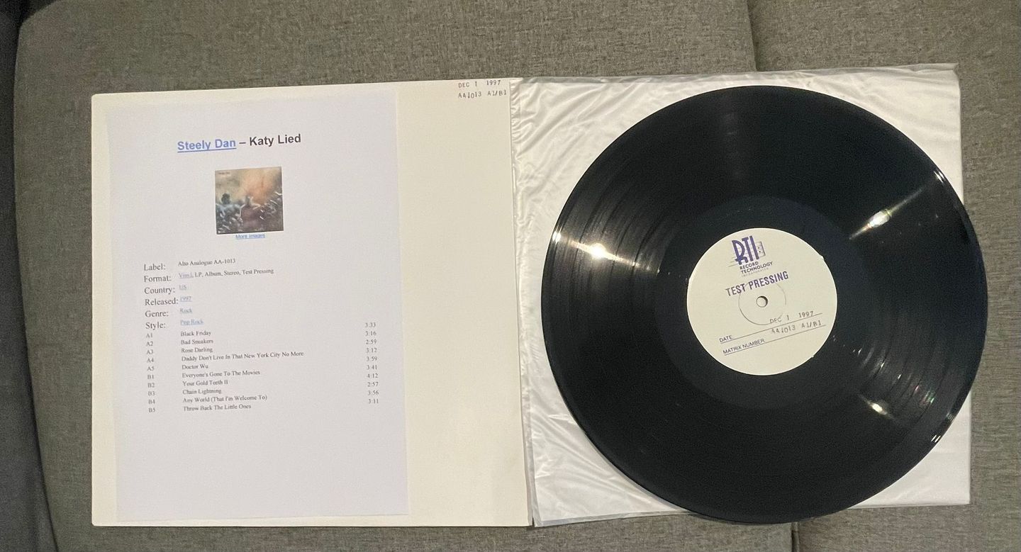 Steely Dan - Katy Lied | Alto Analogue (AA 013) - 2