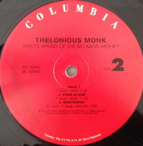 Who's Afraid Of The Big Band Monk?