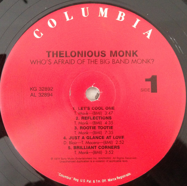 Who's Afraid Of The Big Band Monk?