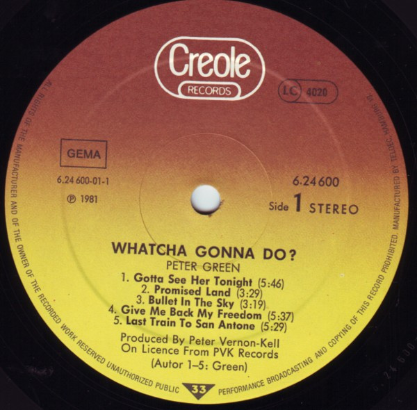 Whatcha Gonna Do?