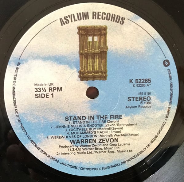 Stand In The Fire