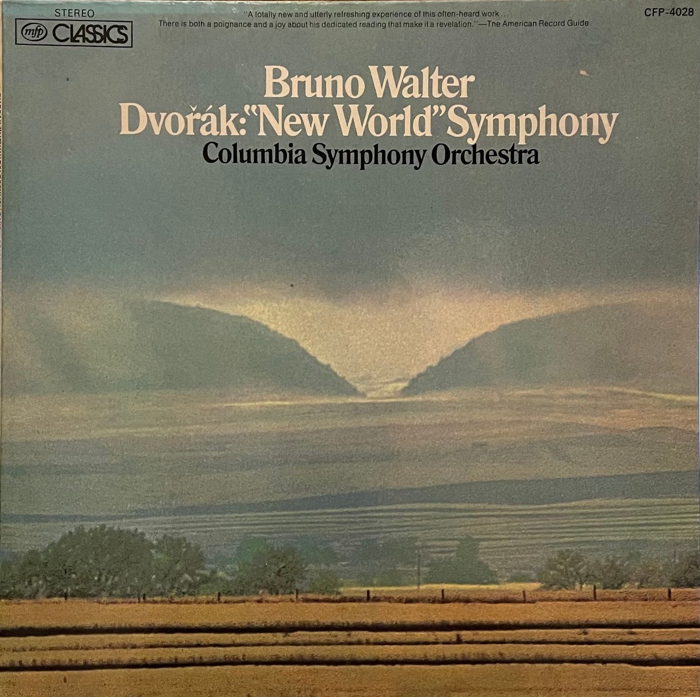 Antonín Dvořák  &  Bruno Walter  &  Columbia Symphony Orchestra - "New World" Symphony | MFP Classics (CFP 4028)