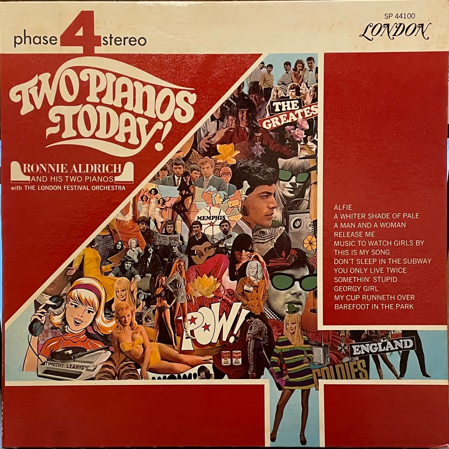 Ronnie Aldrich And His Two Pianos  &  The London Festival Orchestra - Two Pianos ~ Today! | London Records (SP 44100)