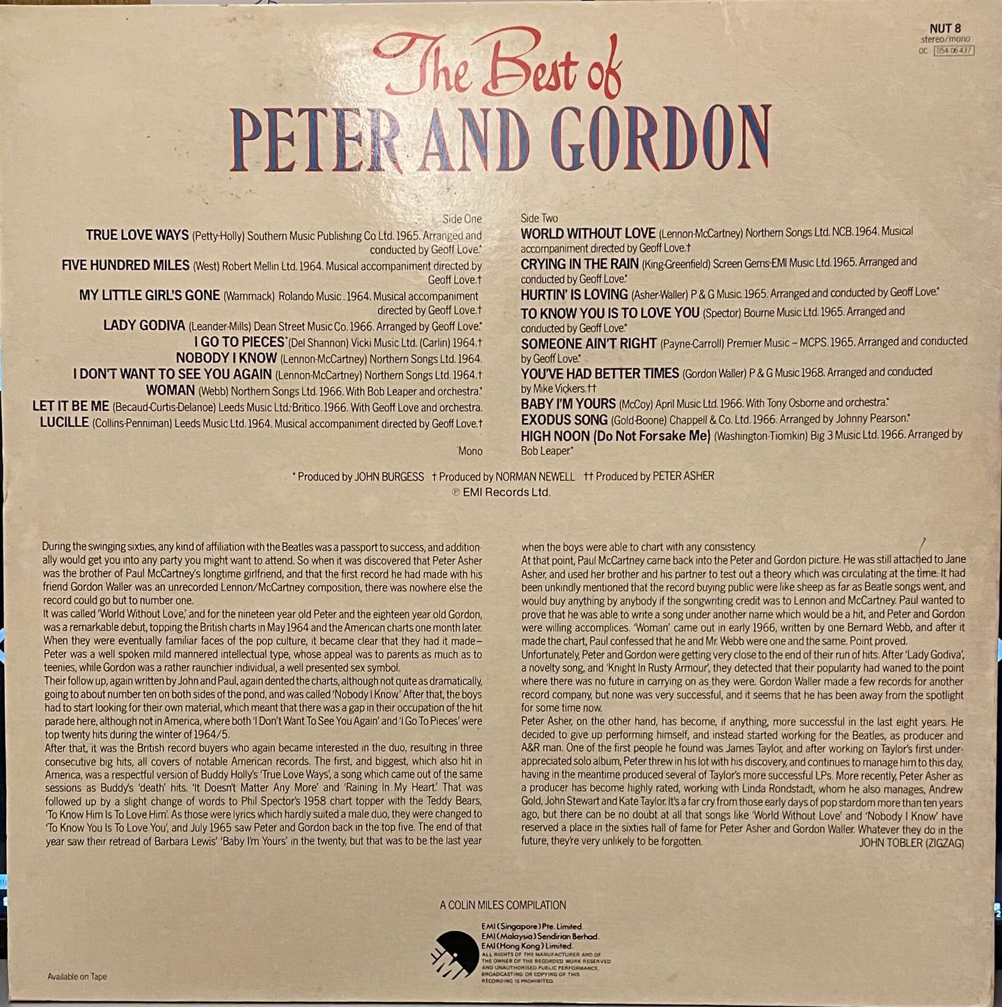 The Best Of Peter And Gordon