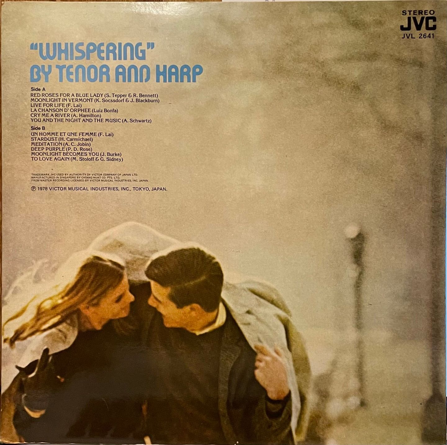 "Whispering" By Tenor And Harp