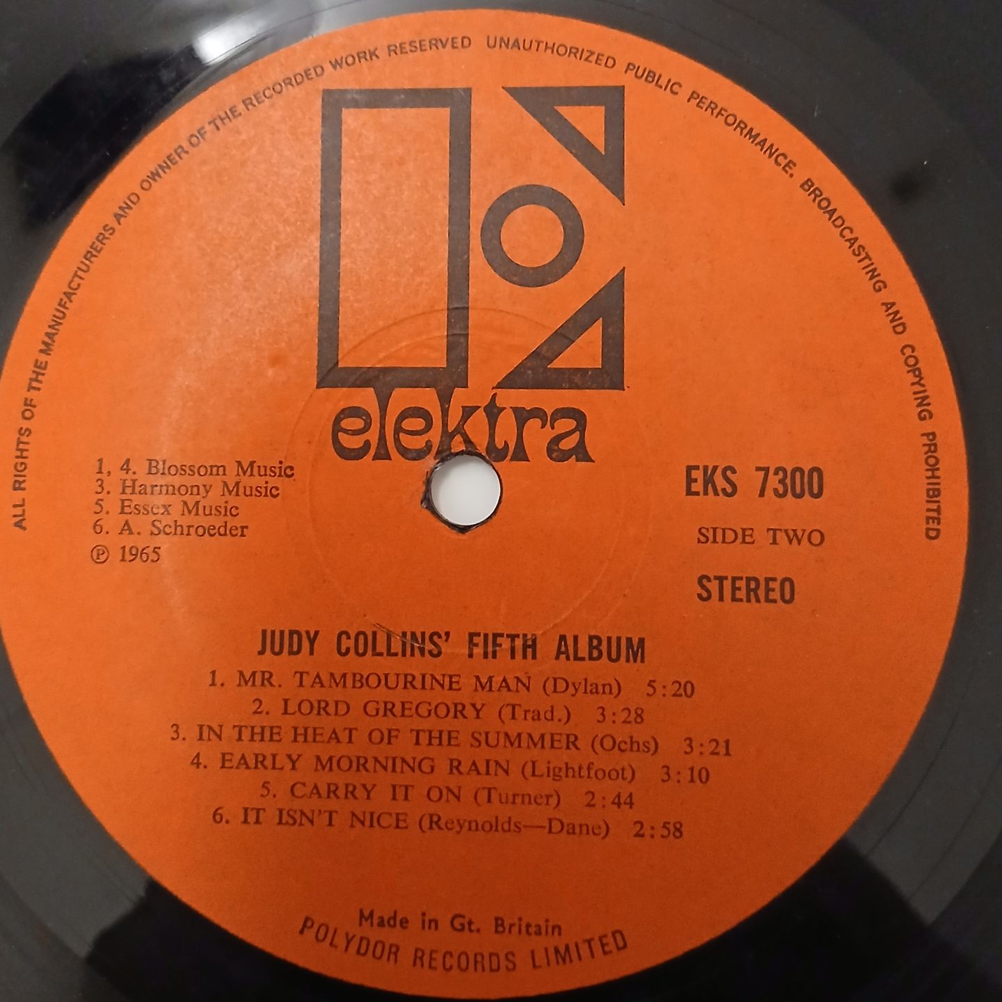 Judy Collins' Fifth Album