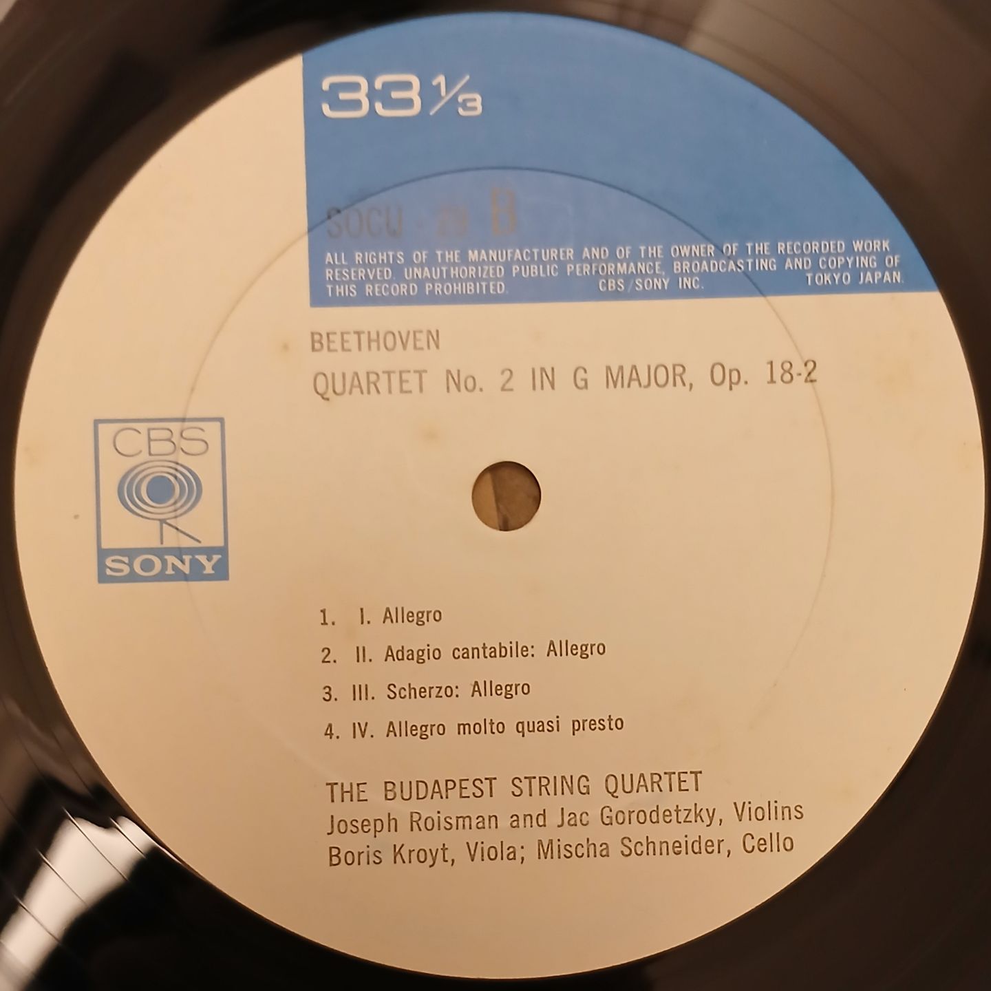 Beethoven Quartet No.1 In F Major, Op.18-1 Quartet No.2 In G Major, Op.18-2