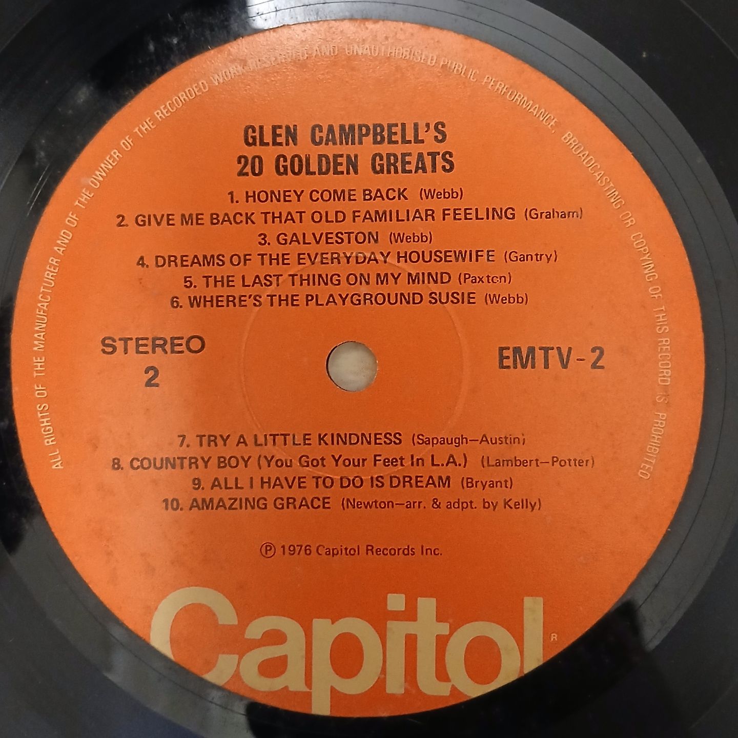 Glen Campbell's Twenty Golden Greats