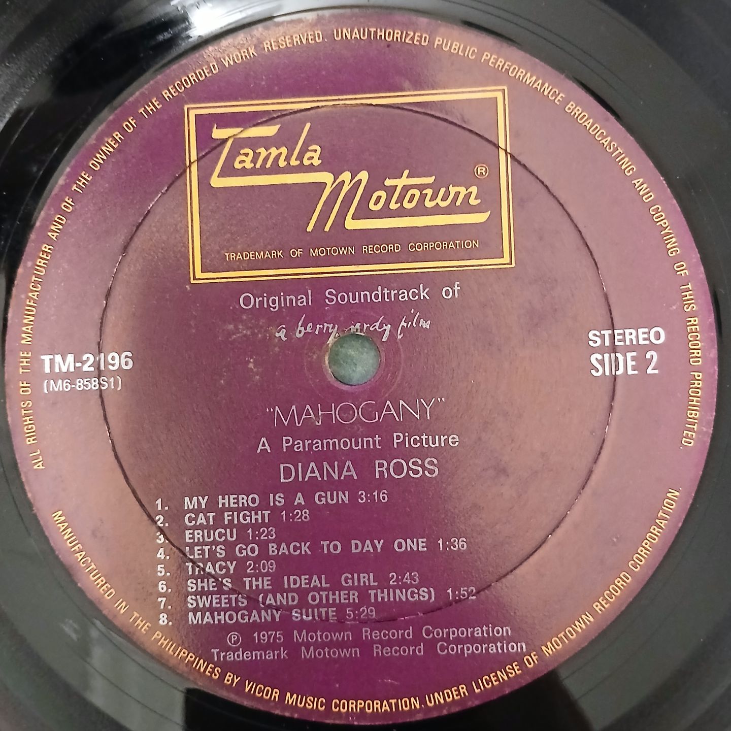 The Original Soundtrack Of Mahogany