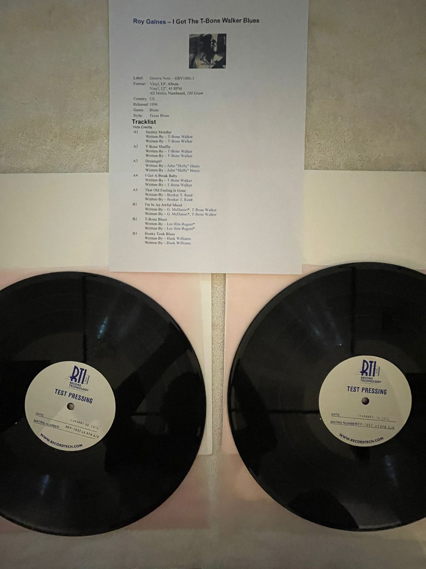 I Got The T-Bone Walker Blues
