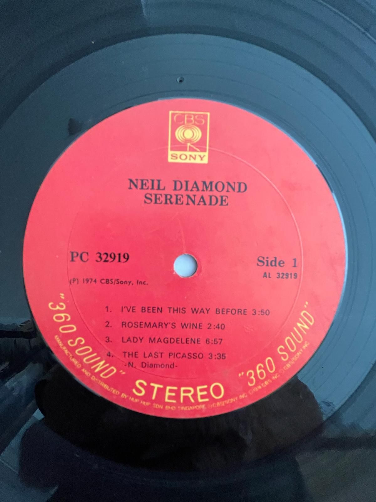 Neil Diamond - Serenade | CBS/Sony (PC 32919) - 3 Neil Diamond - Serenade | CBS/Sony (PC 32919) - 3