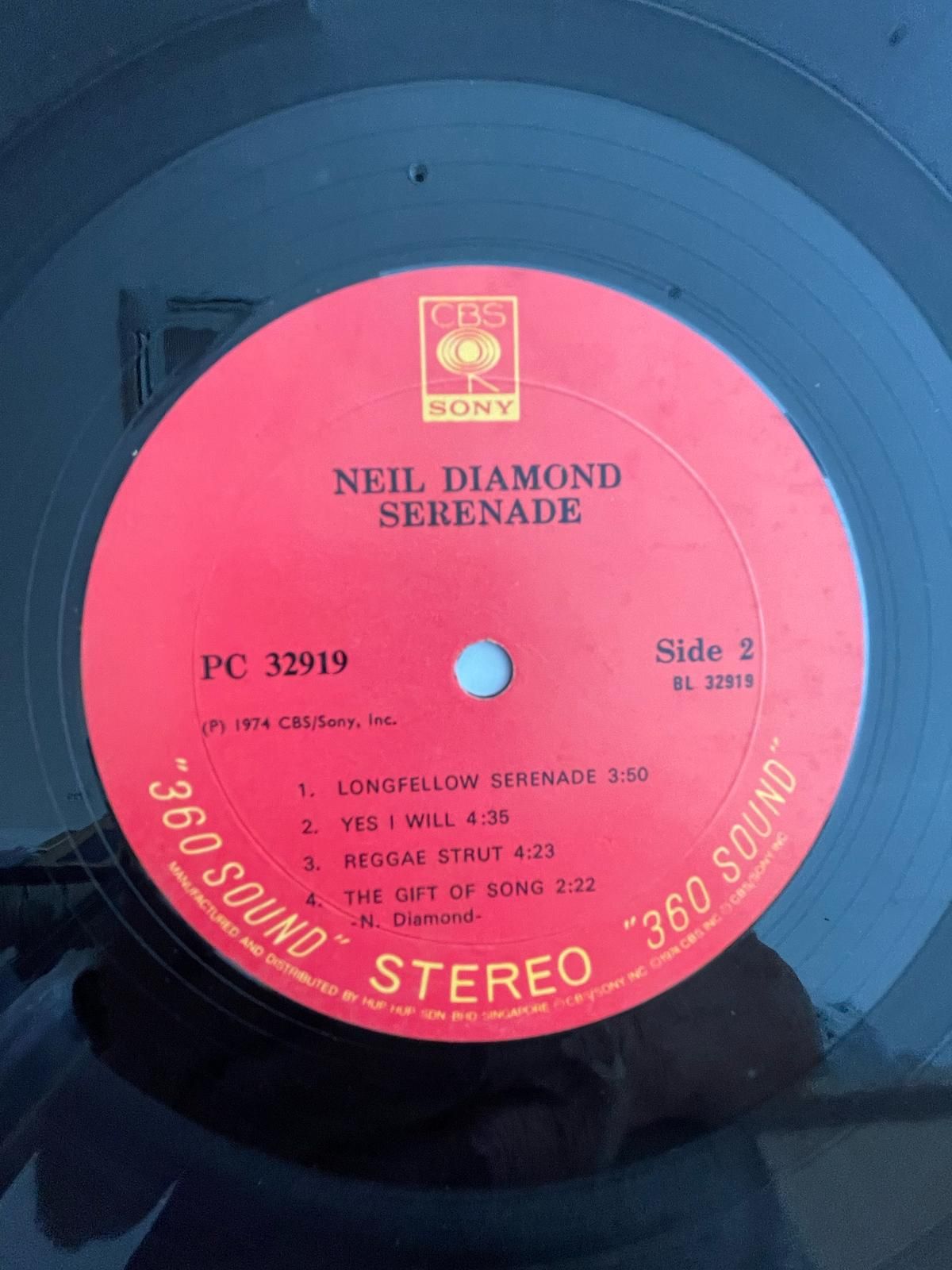 Neil Diamond - Serenade | CBS/Sony (PC 32919) - 4 Neil Diamond - Serenade | CBS/Sony (PC 32919) - 4
