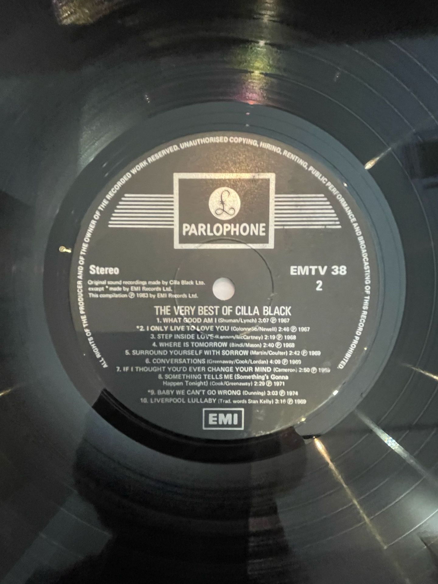 Cilla Black - The Very Best Of | EMI Records (EMTV 38) - 4 Cilla Black - The Very Best Of | EMI Records (EMTV 38) - 4
