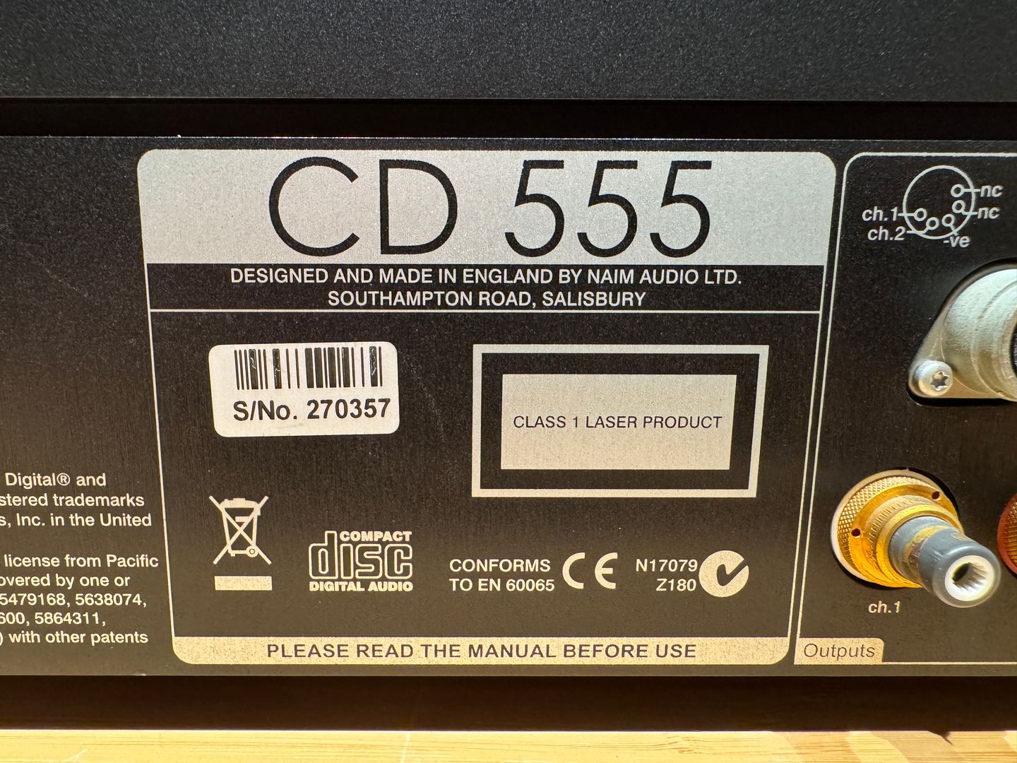 Naim - Naim CD 555 with Power Supply - 8