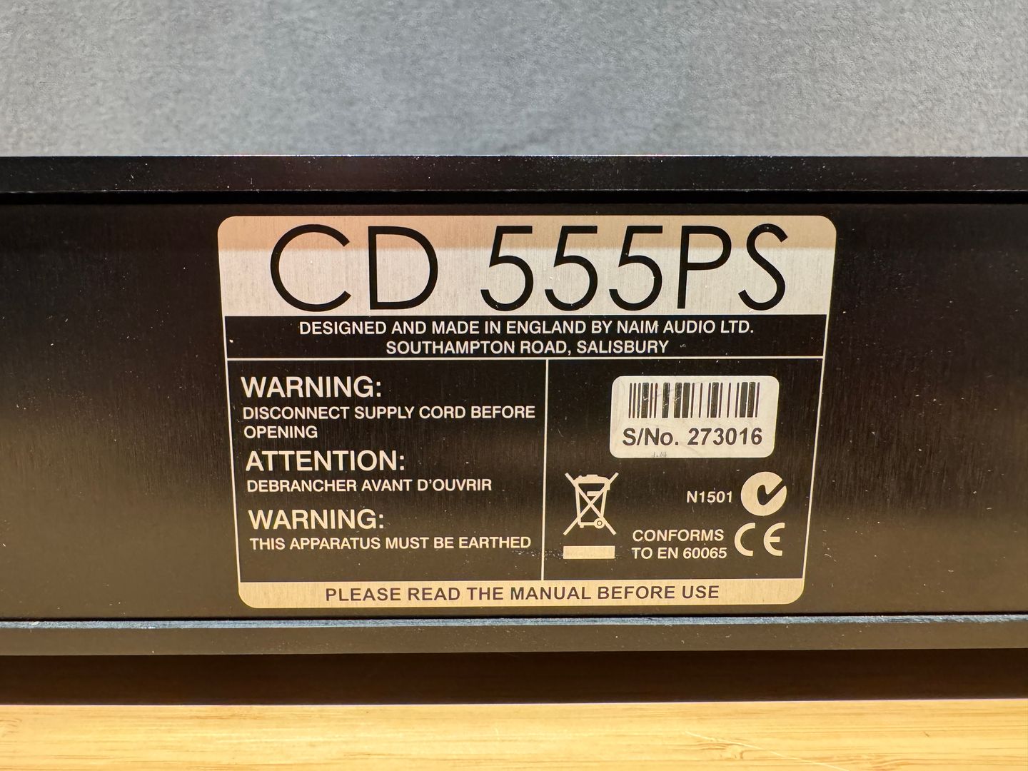 Naim - Naim CD 555 with Power Supply - 4
