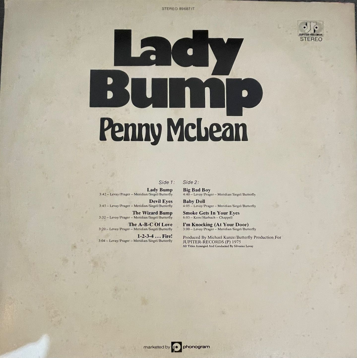 Penny McLean - Lady Bump | Jupiter Records (89687-IT) - 3 Penny McLean - Lady Bump | Jupiter Records (89687-IT) - 3