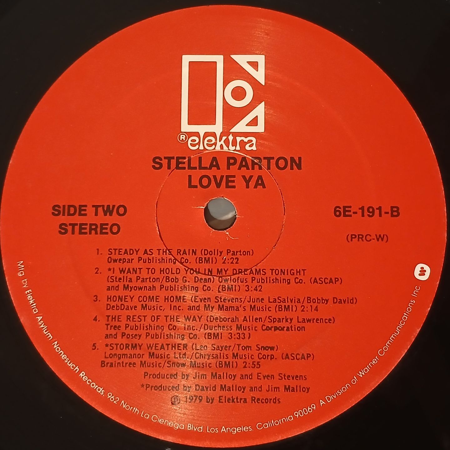 Stella Parton - Love Ya | Elektra (6E 191) - 4