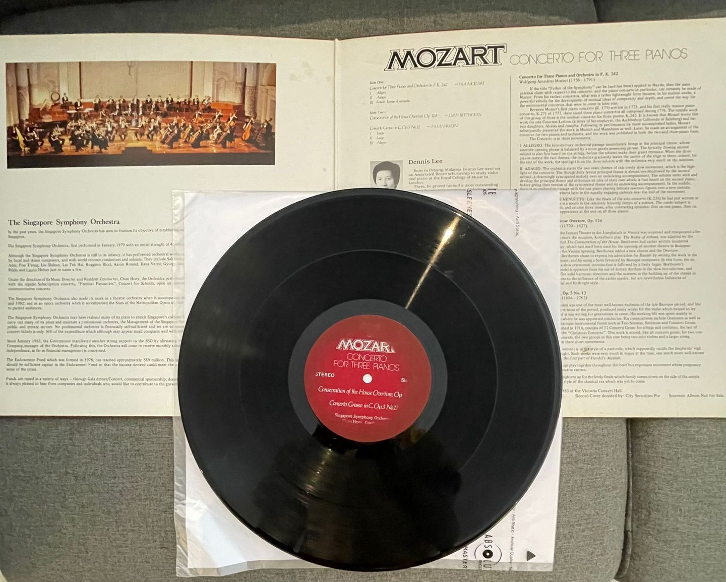 Singapore Symphony Orchestra - Mozart Concerto for Three Pianos Souvenir Album | Singapore Symphony Orchestra (None) - 3
