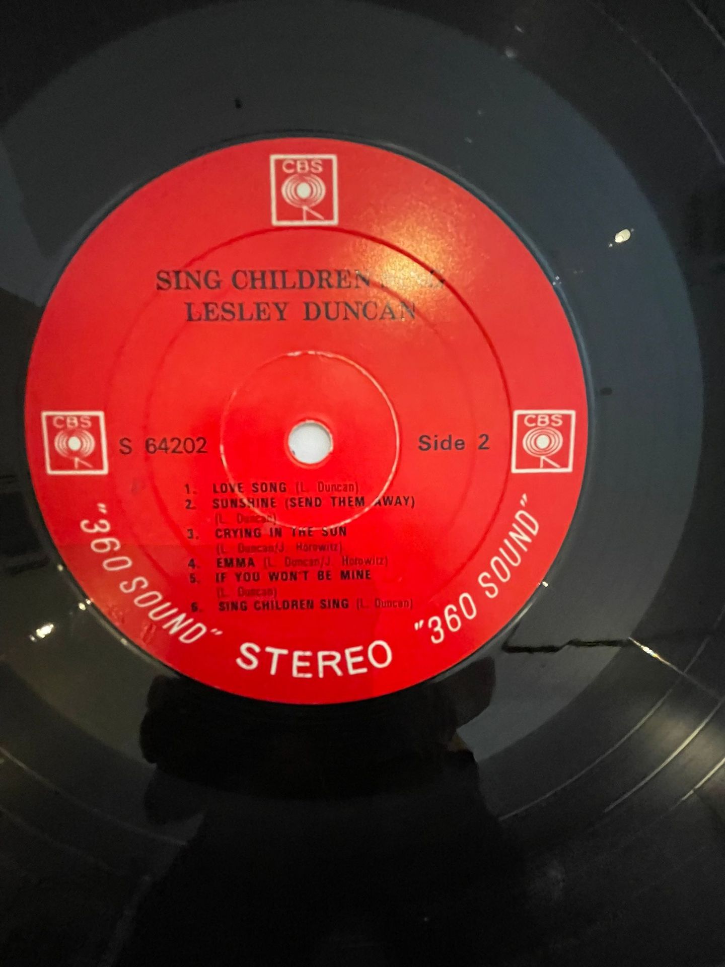 Lesley Duncan - Sing Children Sing | CBS (S 64202) - 2