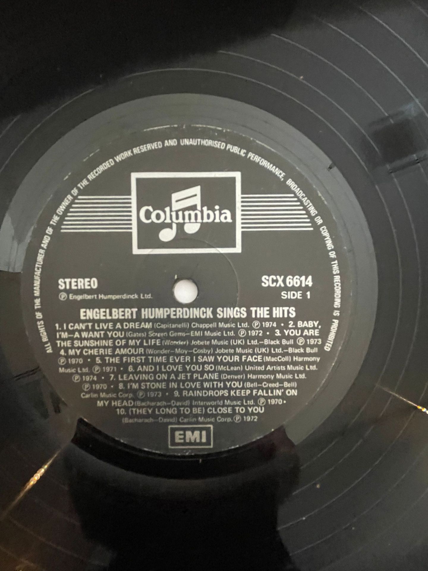 Engelbert Humperdinck - Engelbert Sings The Hits | Columbia (SCX 6614) - 5 Engelbert Humperdinck - Engelbert Sings The Hits | Columbia (SCX 6614) - 5