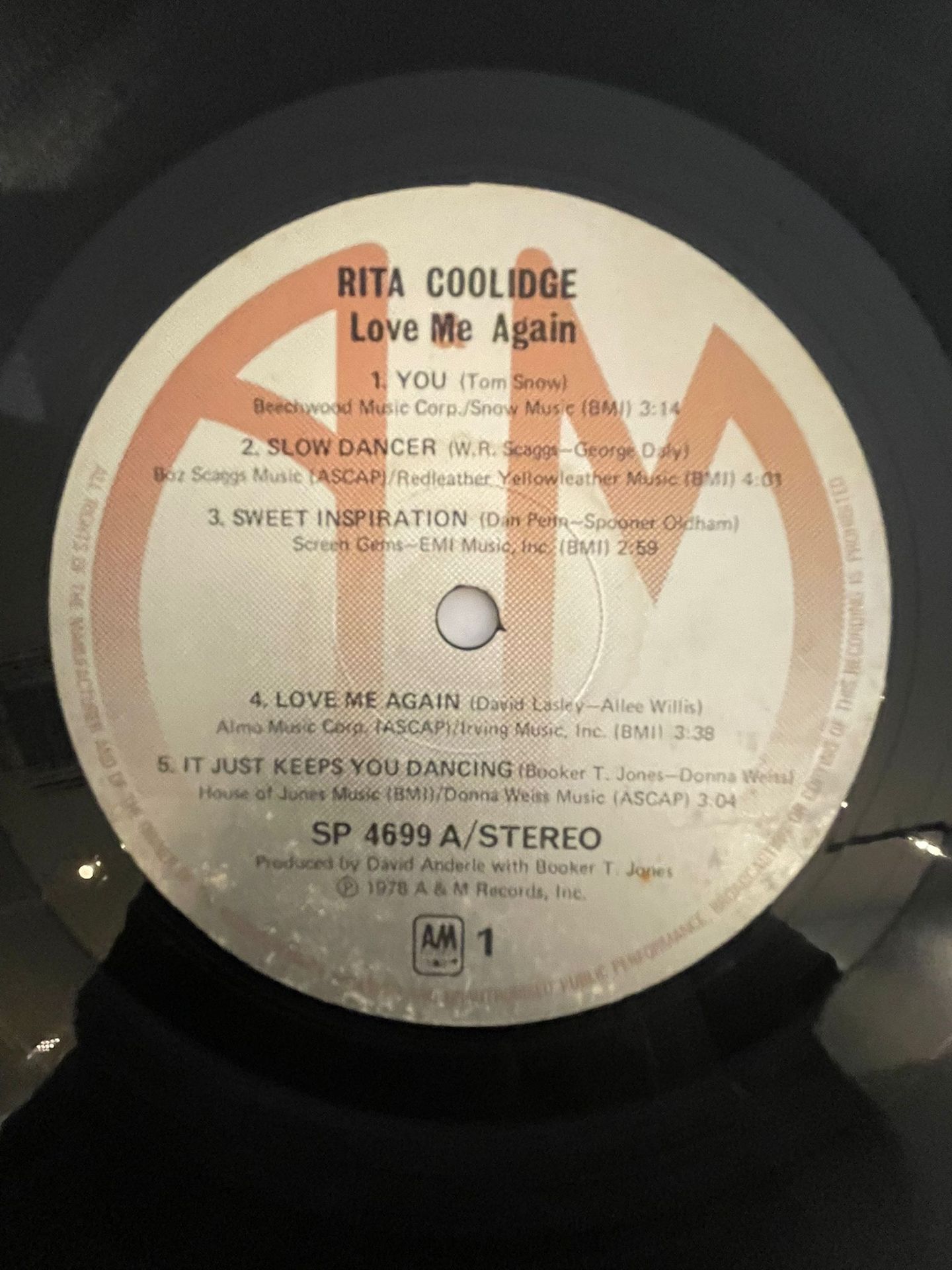 Rita Coolidge - Love Me Again | A & M Records (SP-4699) - 5