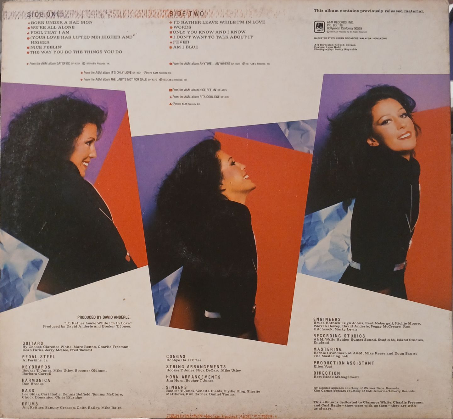 Rita Coolidge - Greatest Hits | A&M Records (SP 4836) - 2
