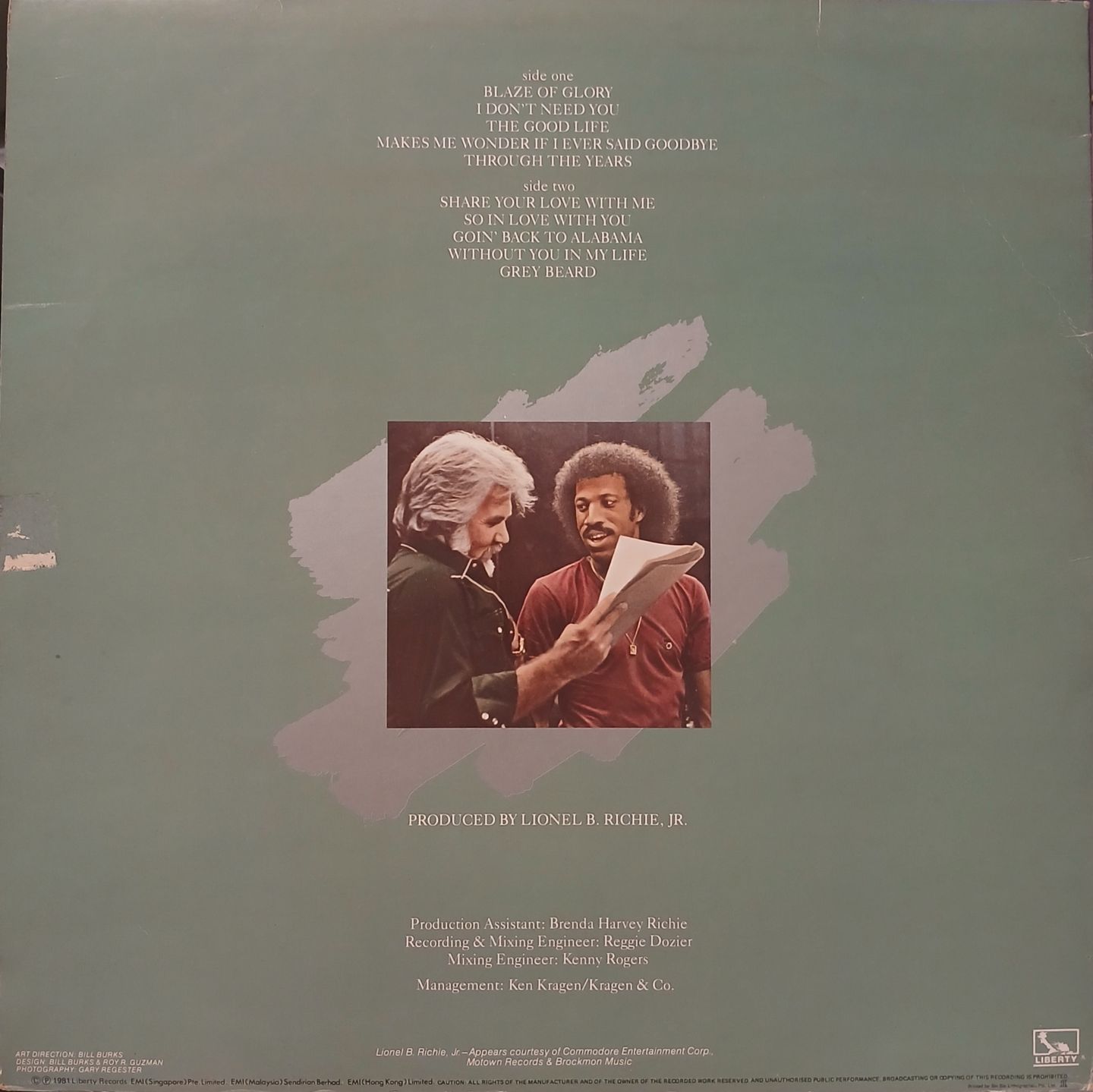Kenny Rogers - Share Your Love | Liberty (LOO-51108) - 4