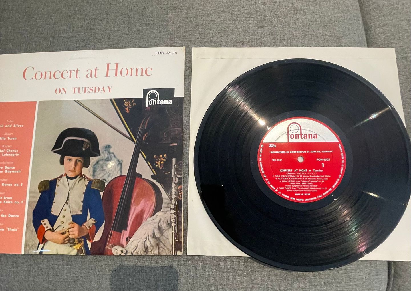 Various - Concert at Home on Tuesday | Fontana (FON-4505) - 3