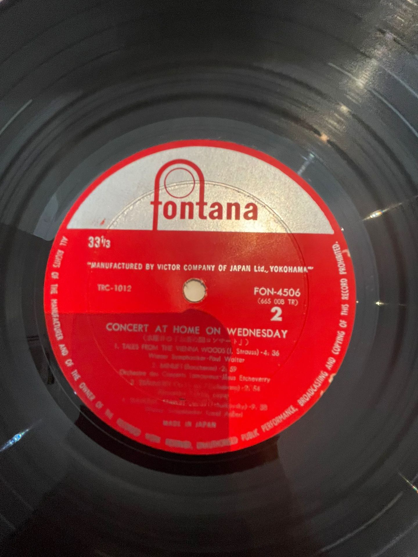 Various - Concert at Home on Wednesday | Fontana (FON-4506) - 2