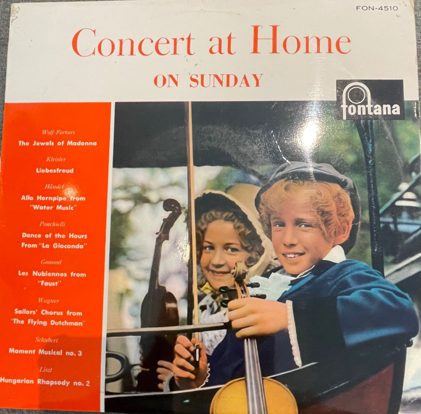 Various - Concert at Home on Sunday | Fontana (FON-4510) - main