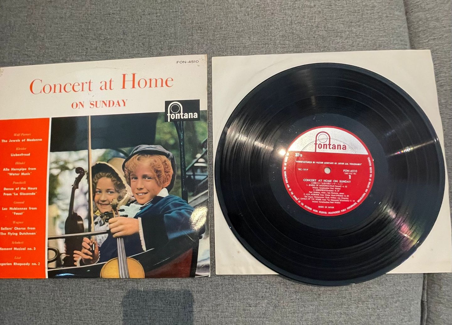 Various - Concert at Home on Sunday | Fontana (FON-4510) - 4
