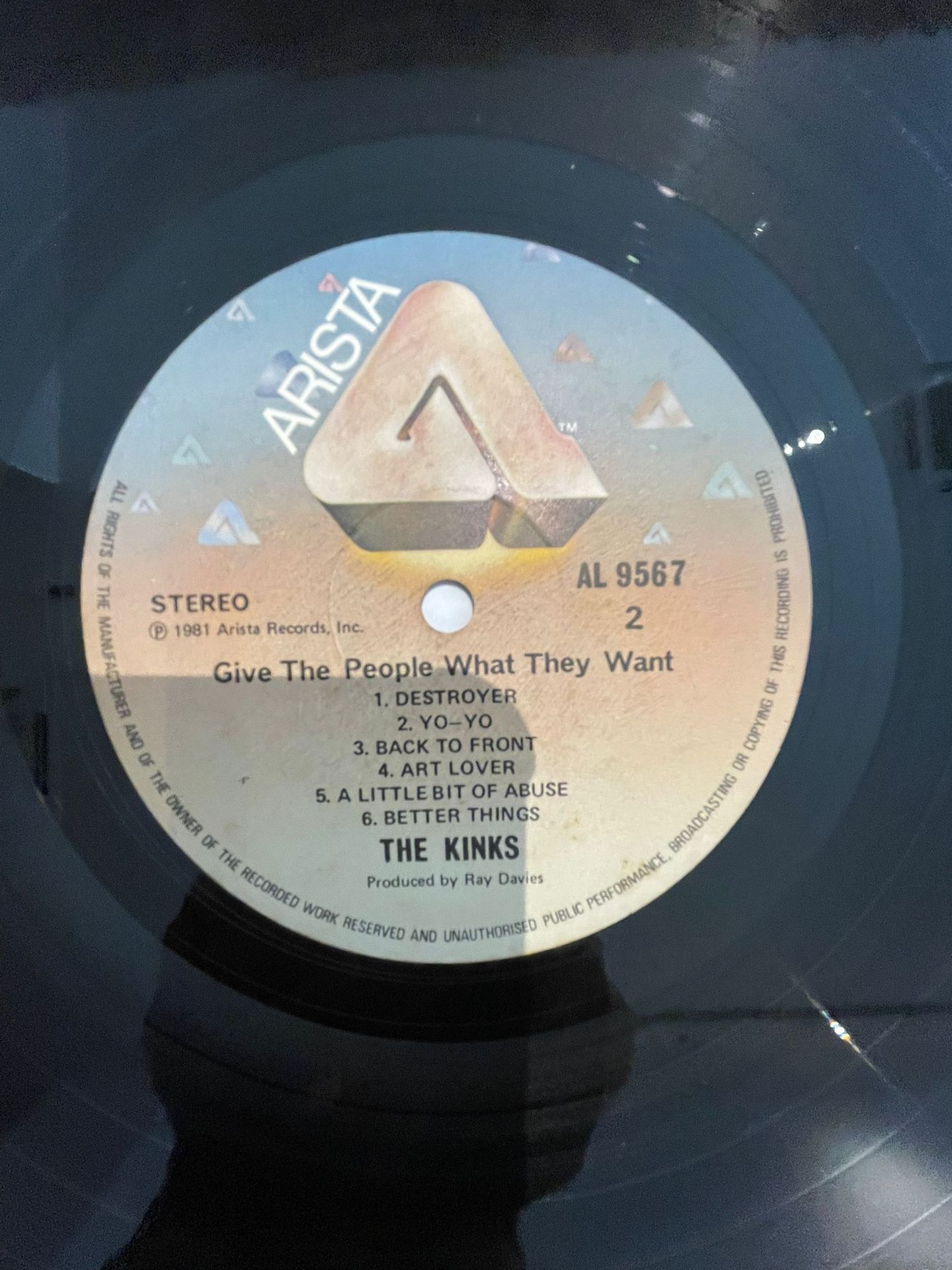 Kinks - Give The People What They Want | Arista (AL 9567) - 5 Kinks - Give The People What They Want | Arista (AL 9567) - 5