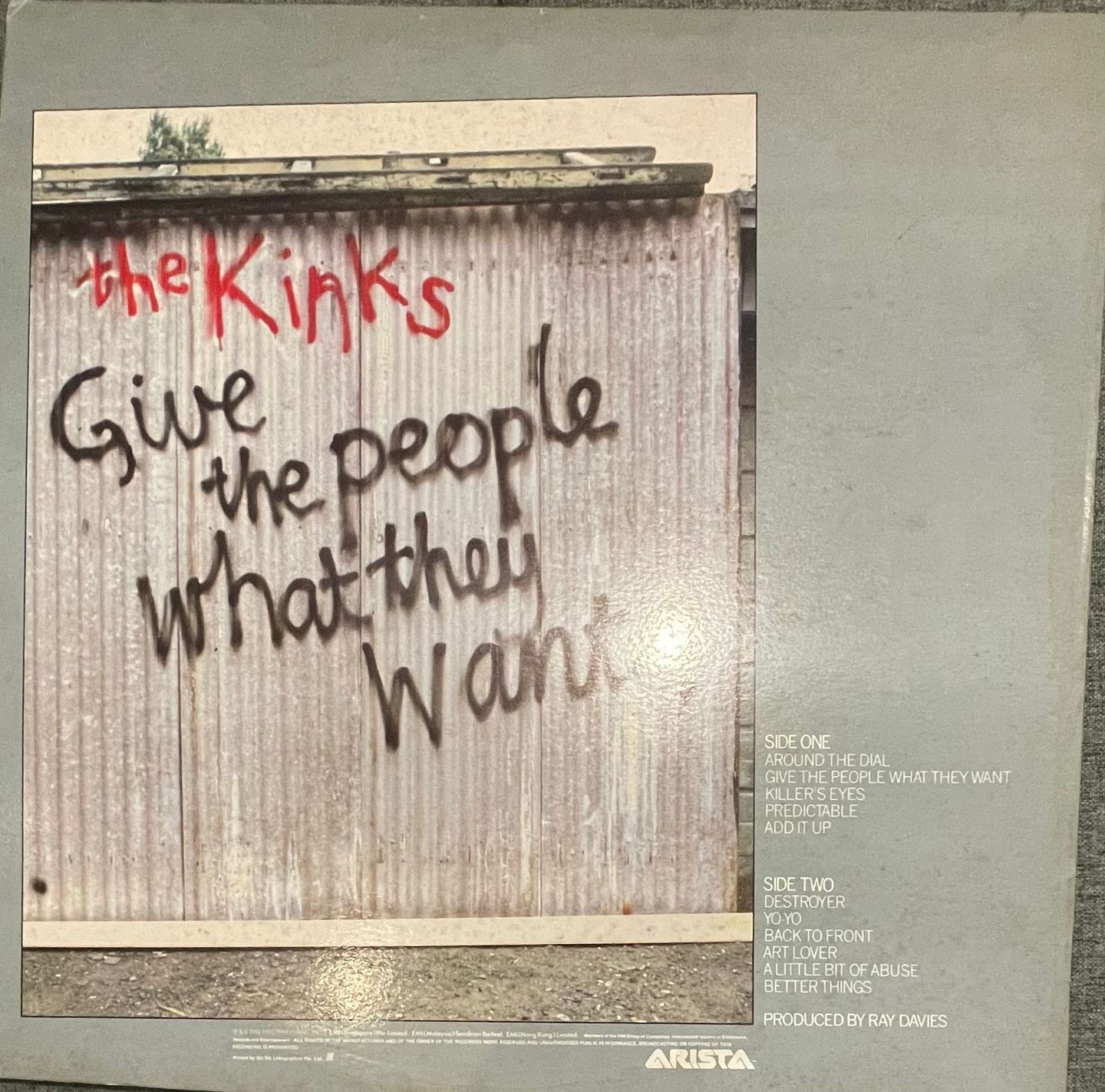 Kinks - Give The People What They Want | Arista (AL 9567) - 2 Kinks - Give The People What They Want | Arista (AL 9567) - 2