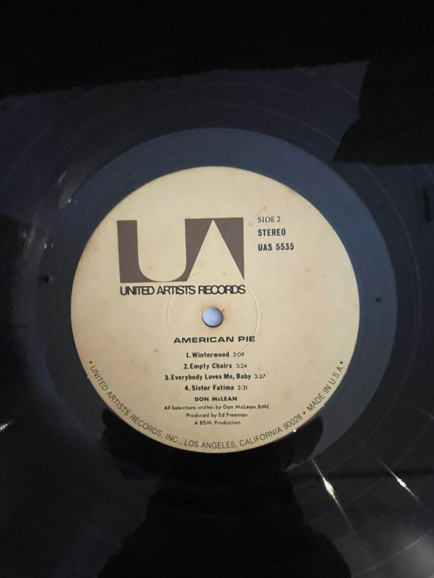 Don McLean - American Pie | United Artists (UAS-5535) - 5 Don McLean - American Pie | United Artists (UAS-5535) - 5