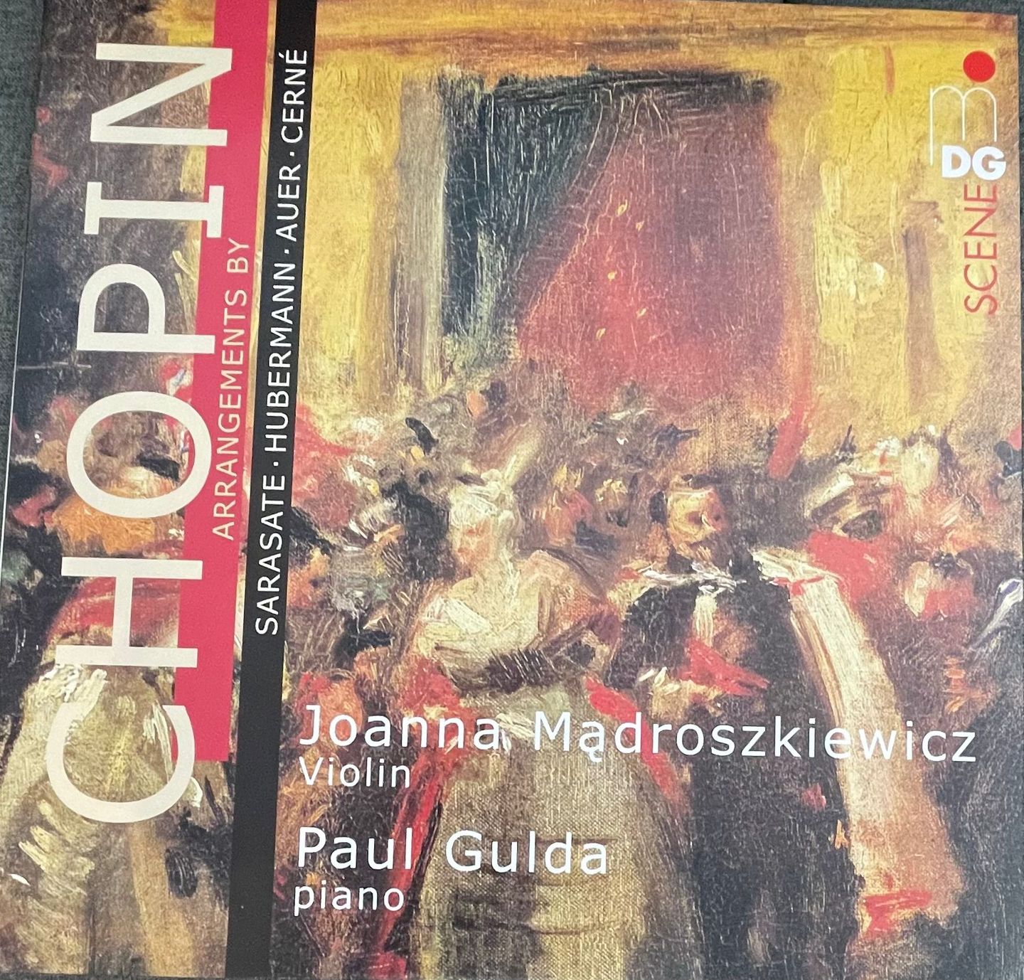 Joanna Madroszkiewicz & Paul Gulda - Chopin: Arrangements for Violin and Piano | MDG Scene (MDG 103 1726-1) - main