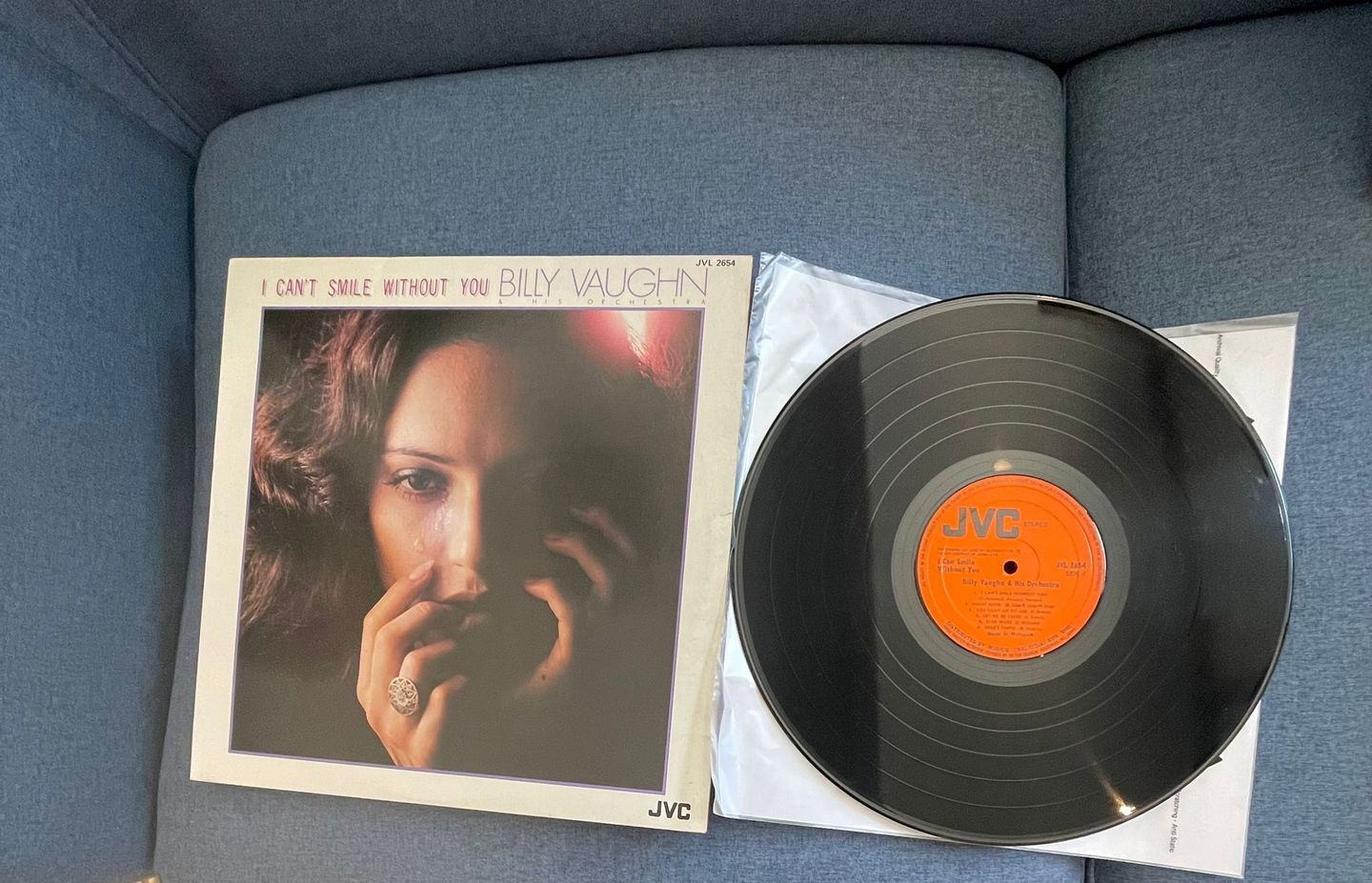 Billy Vaughn & His Orchestra - I Can't Smile Without You | JVC Records (JVL 2654) - 3 Billy Vaughn & His Orchestra - I Can't Smile Without You | JVC Records (JVL 2654) - 3