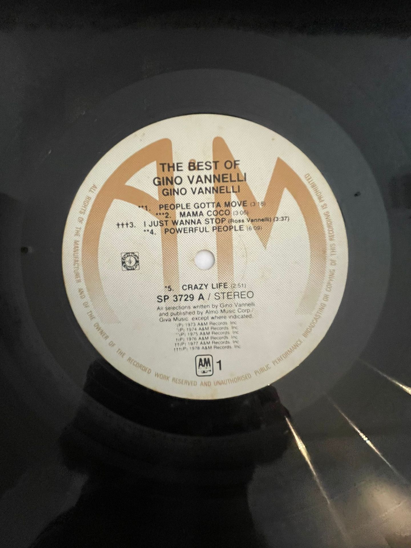 Gino Vannelli - The Best Of Gino Vannelli | A&M Records (SP-3729) - 4